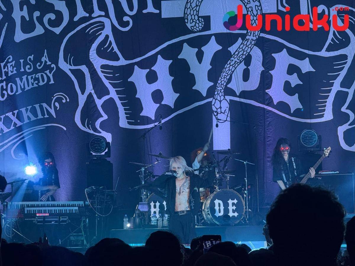 Konser HYDE di Jakarta. Fotografer: Meutia Gita Soraya.