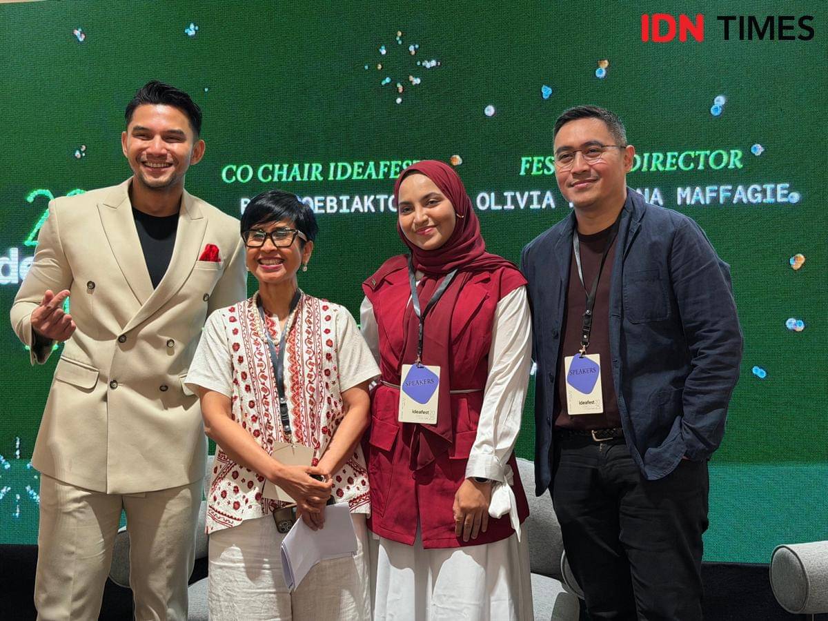 Sesi program IdeaTalks yang bertajuk “Fueling the Future: Fighting Iron Deficiency Anemia, Empowering the Next Generation” di Jakarta, pada Sabtu (1/11/2025).