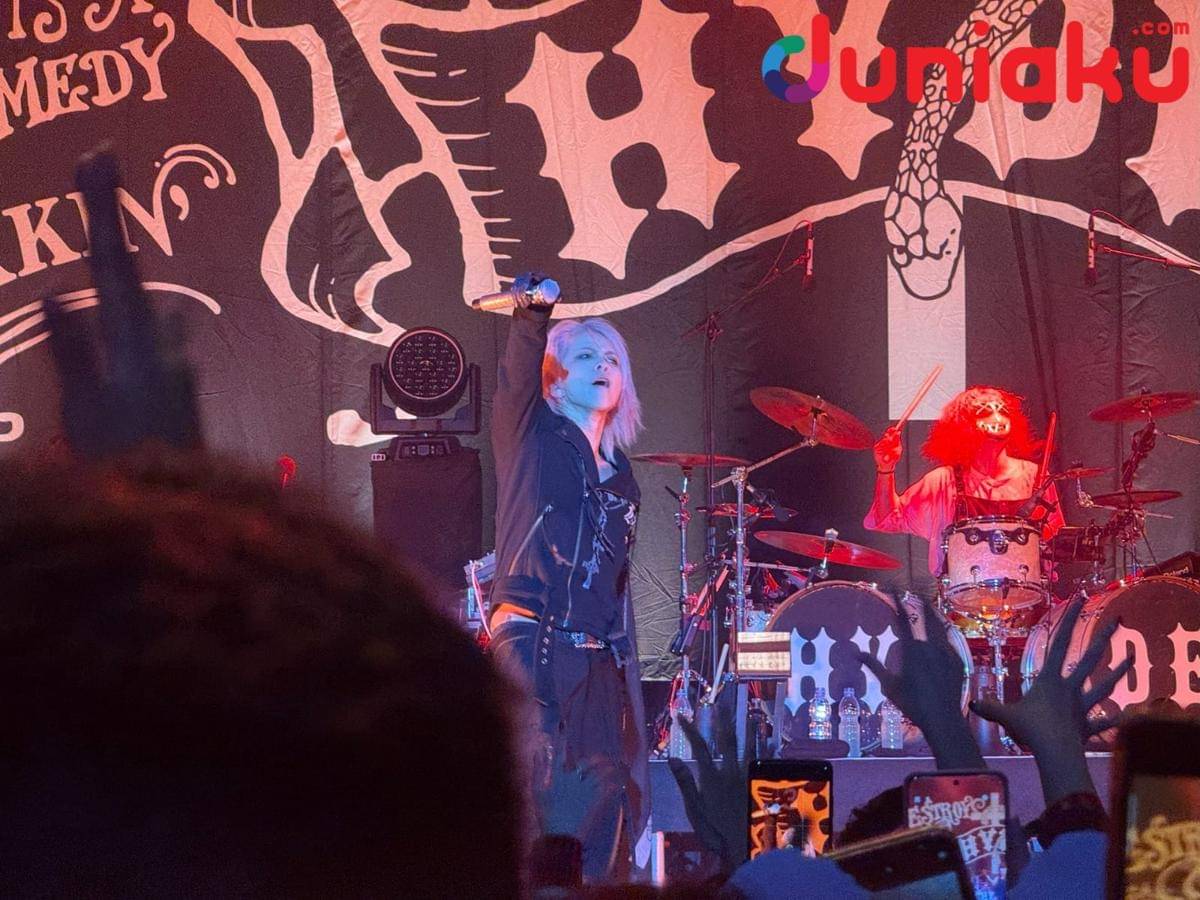 Konser HYDE di Jakarta. Fotografer: Meutia Gita Soraya.