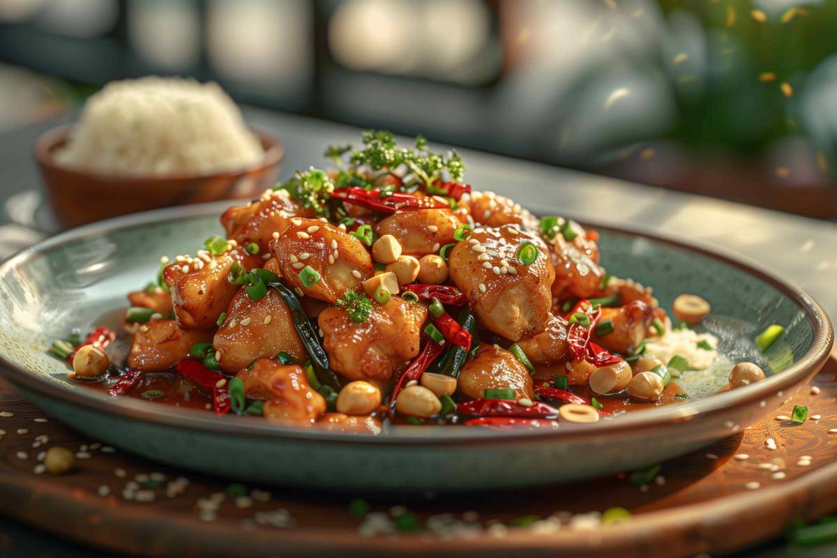 ilustrasi Kung Pao Chicken