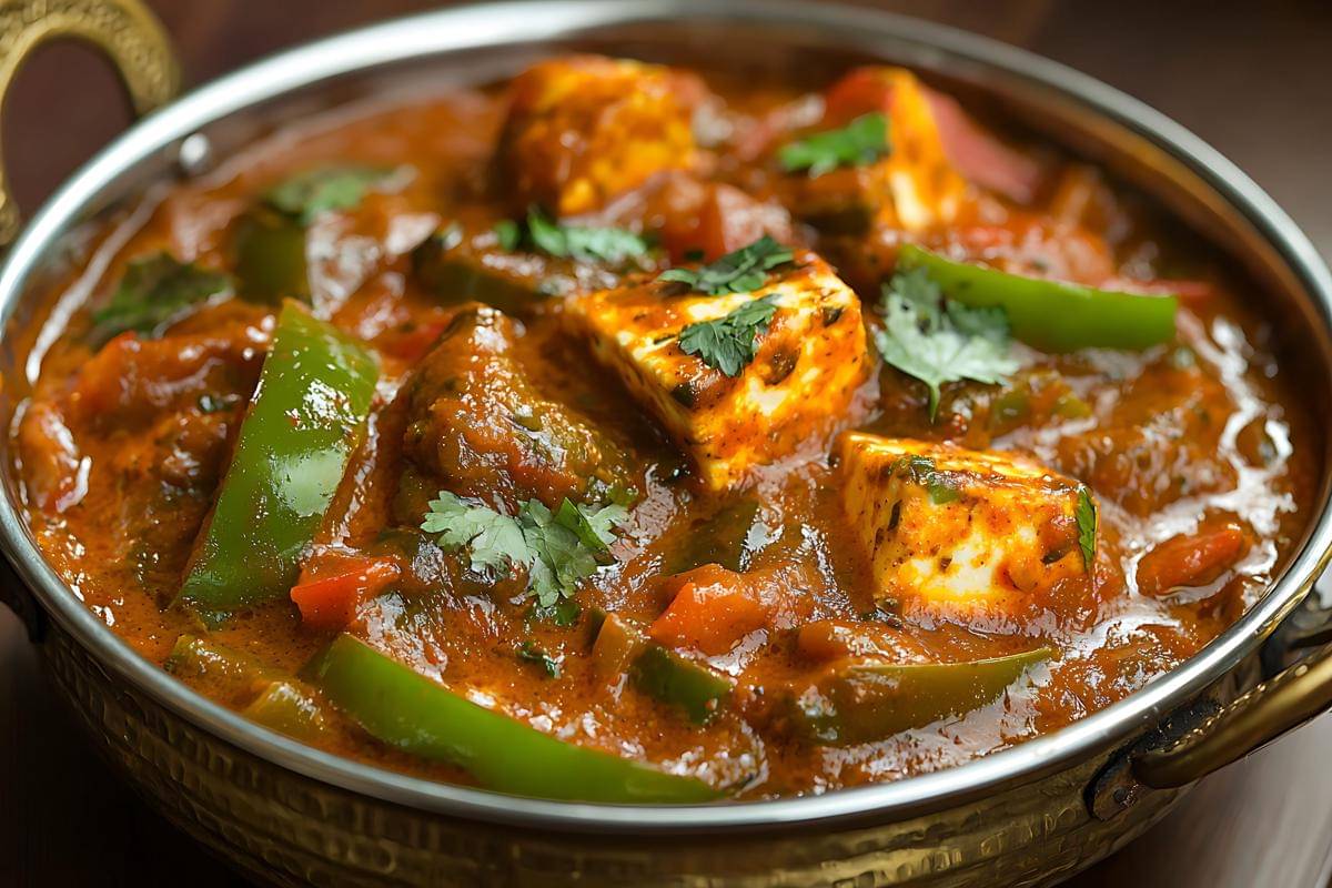 ilustrasi paneer curry