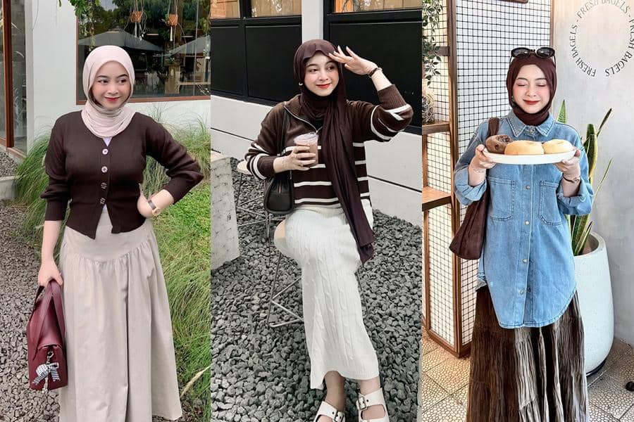 mix and match outfit brownie ala Ega Shalsa