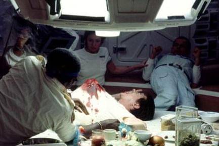 cuplikan adegan dalam film Alien