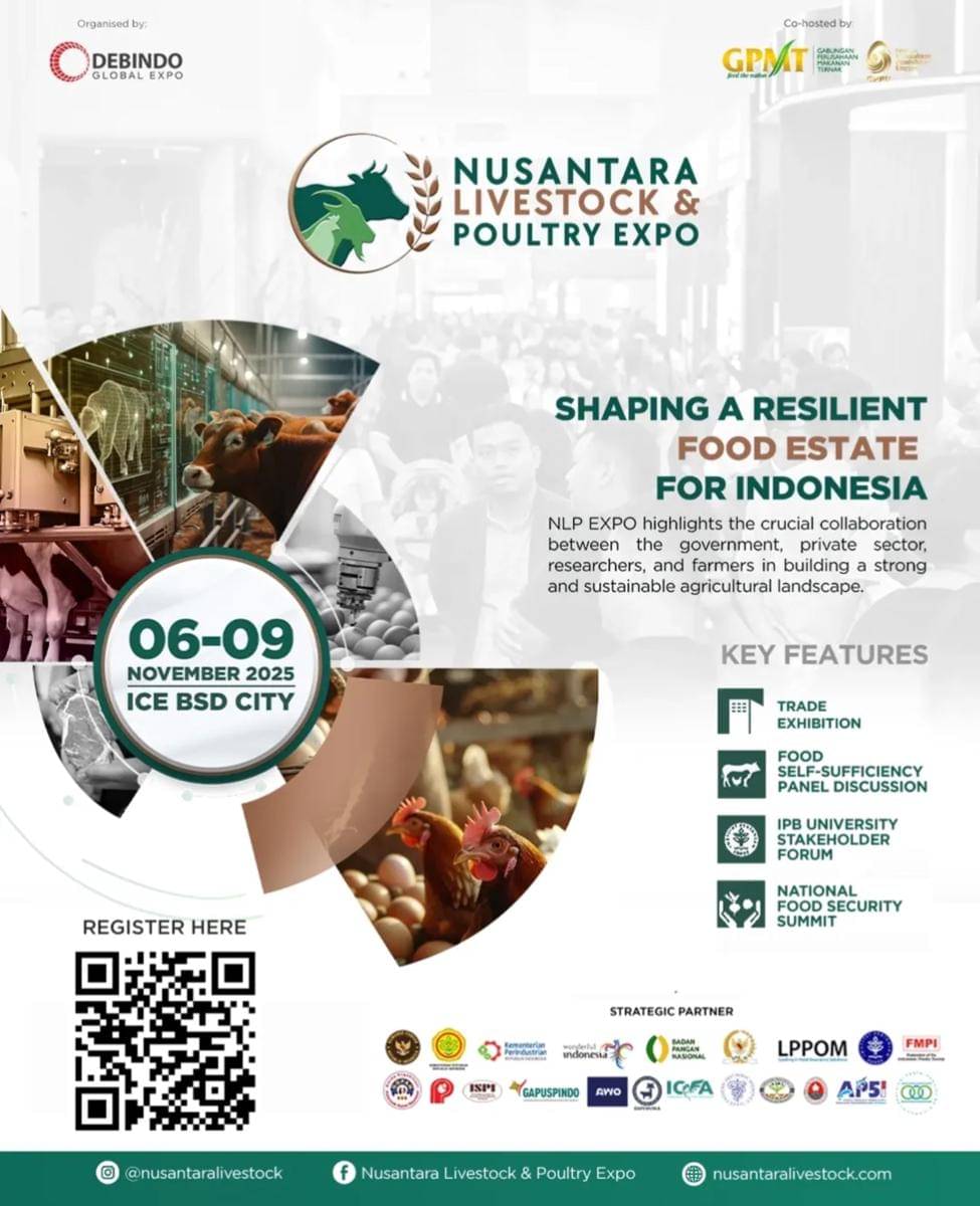 poster NUSANTARA LIVESTOCK AND POULTRY EXPO 2025