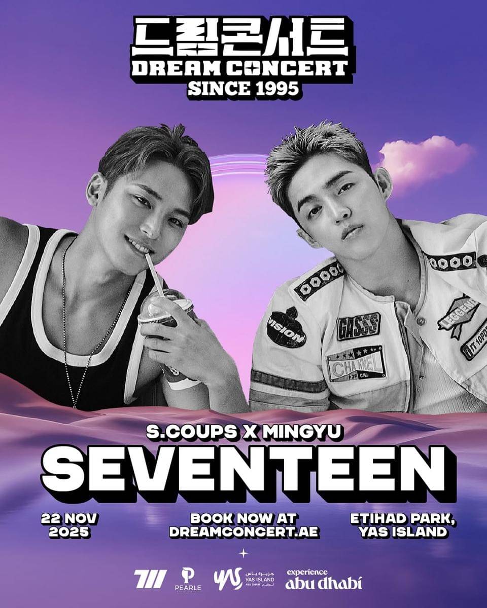 S.Coups dan Mingyu SEVENTEEN akan tampil di Dream Concert 2025