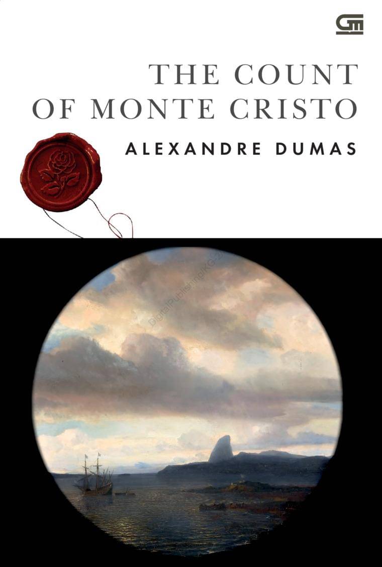 sampul novel The Count of Monte Cristo