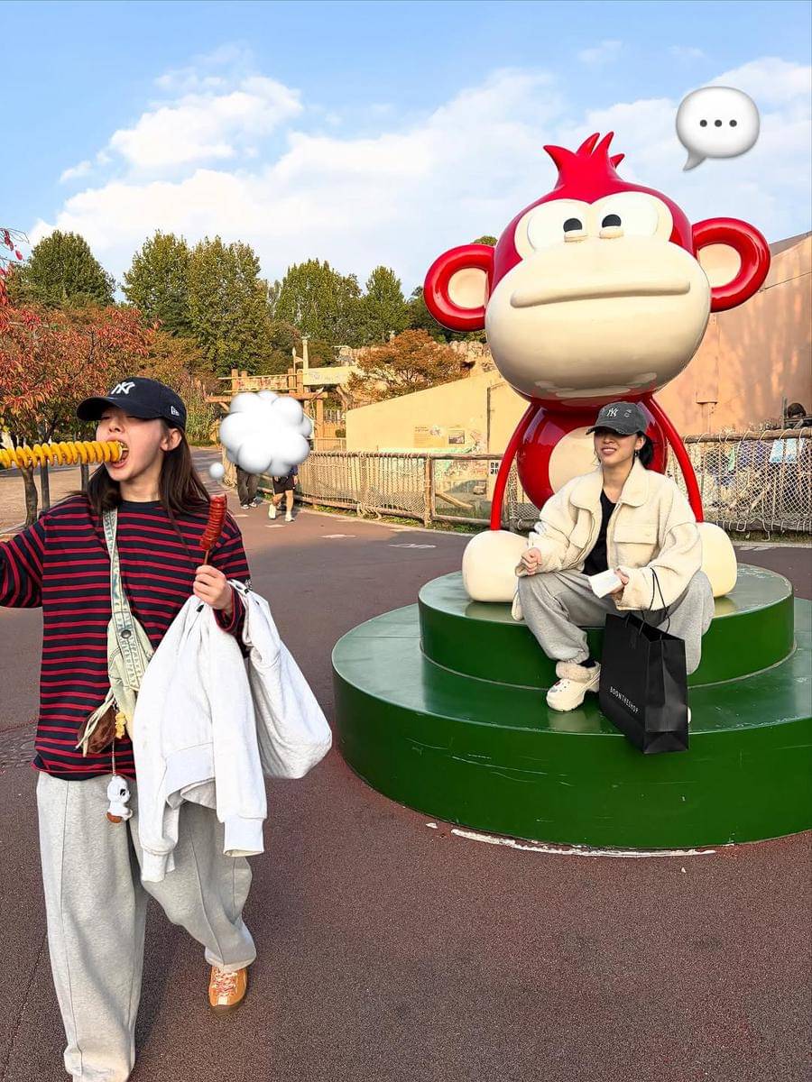 potret aktris Han Su A main bareng Ryujin ITZY dan Karina aespa