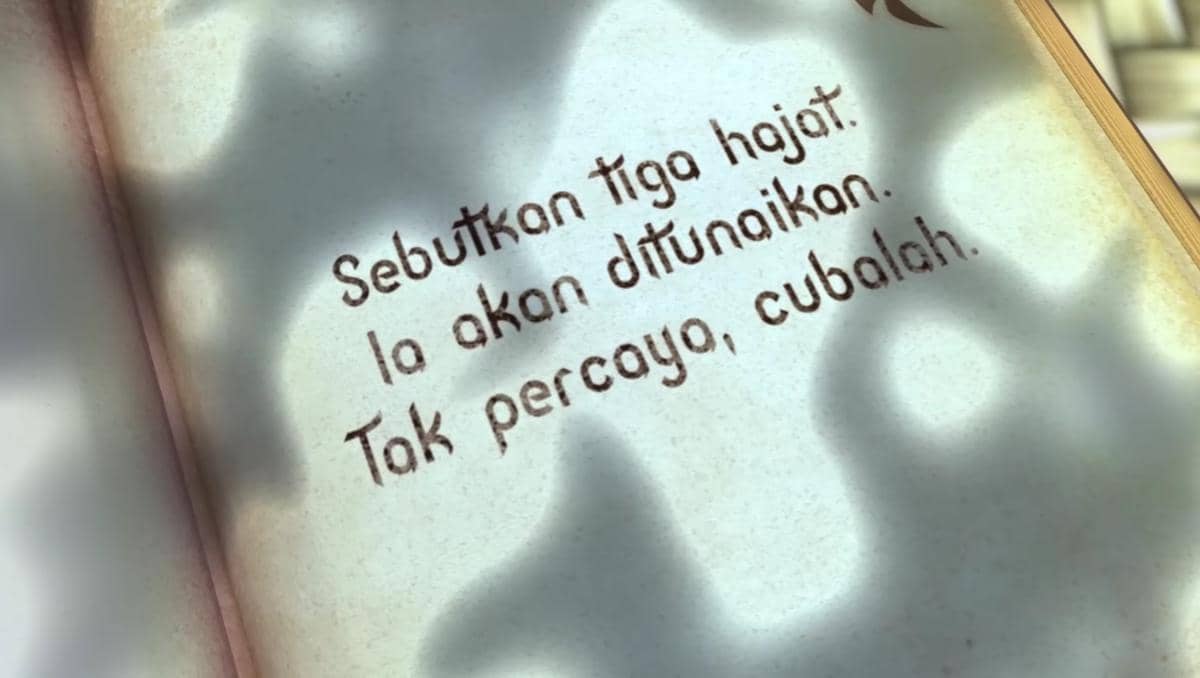 Cuplikan episode Tiga Hajat di serial Upin & Ipin