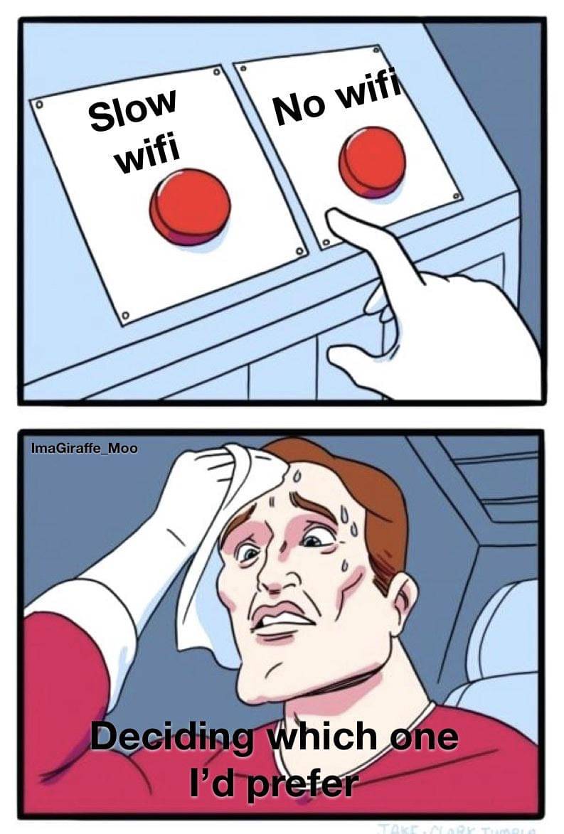 meme kartun tentang WiFi