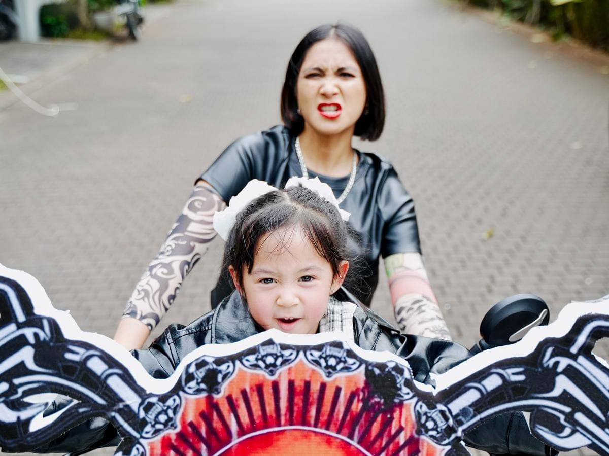 Pesta Halloween Caca Tengker di Rumah (instagram.com/cacatengker)