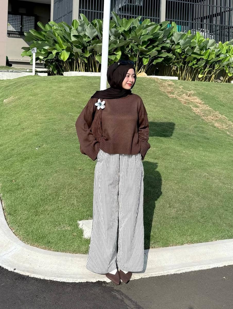 mix and match outfit brownie ala Ega Shalsa