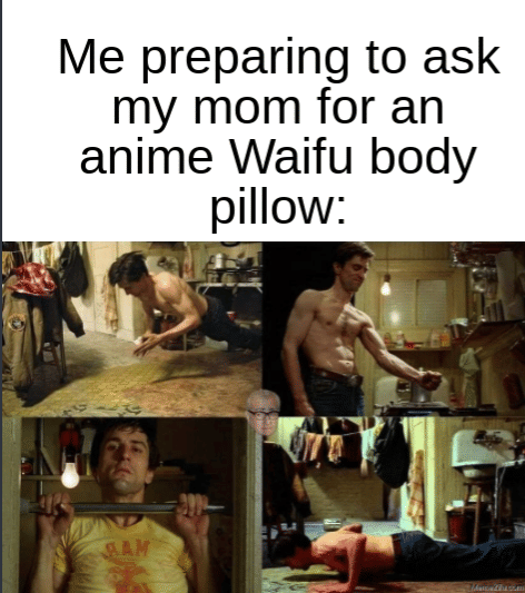 meme anime bantal dan guling