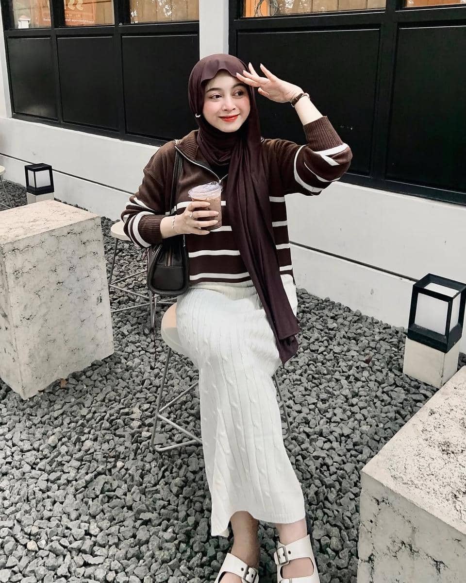 mix and match outfit brownie ala Ega Shalsa