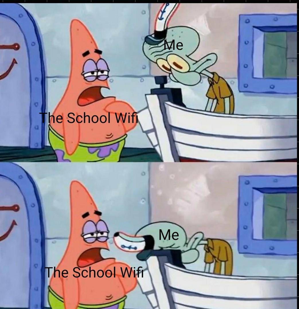 meme kartun tentang WiFi