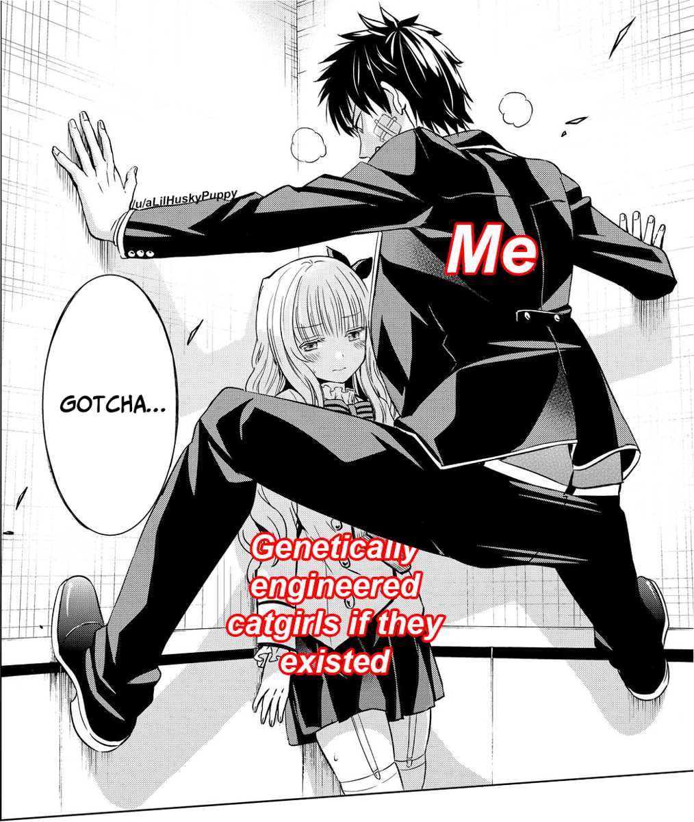 meme anime tentang Kabedon