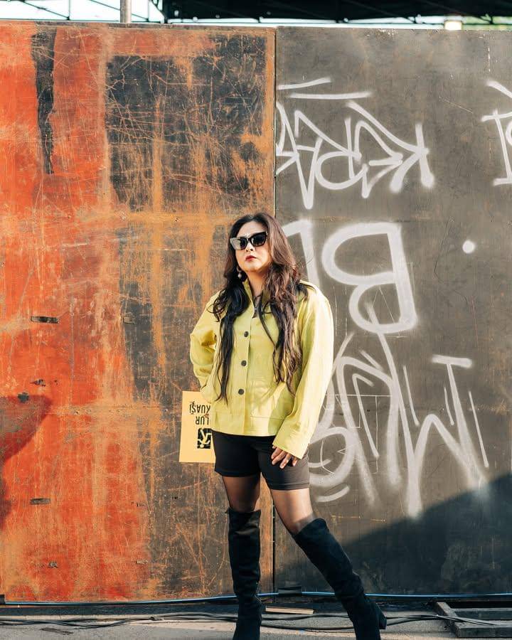 inspirasi OOTD ala Audy Item