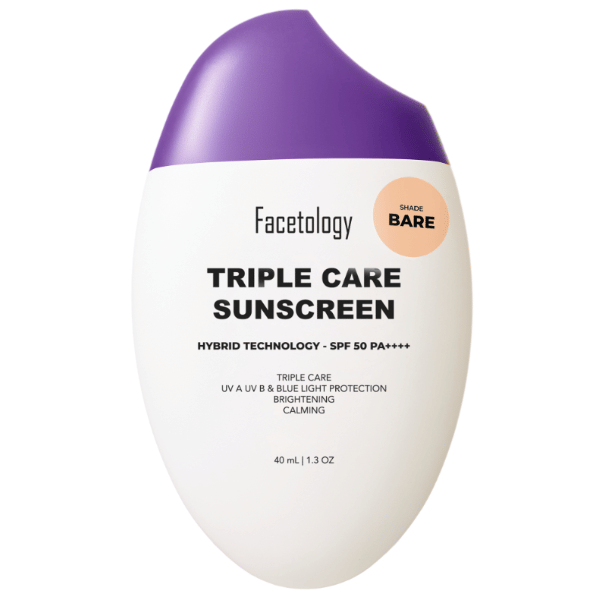 Facetology Triple Care Sunscreen Tinted
