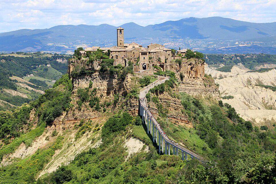 Civita di bagnoregio, veduta