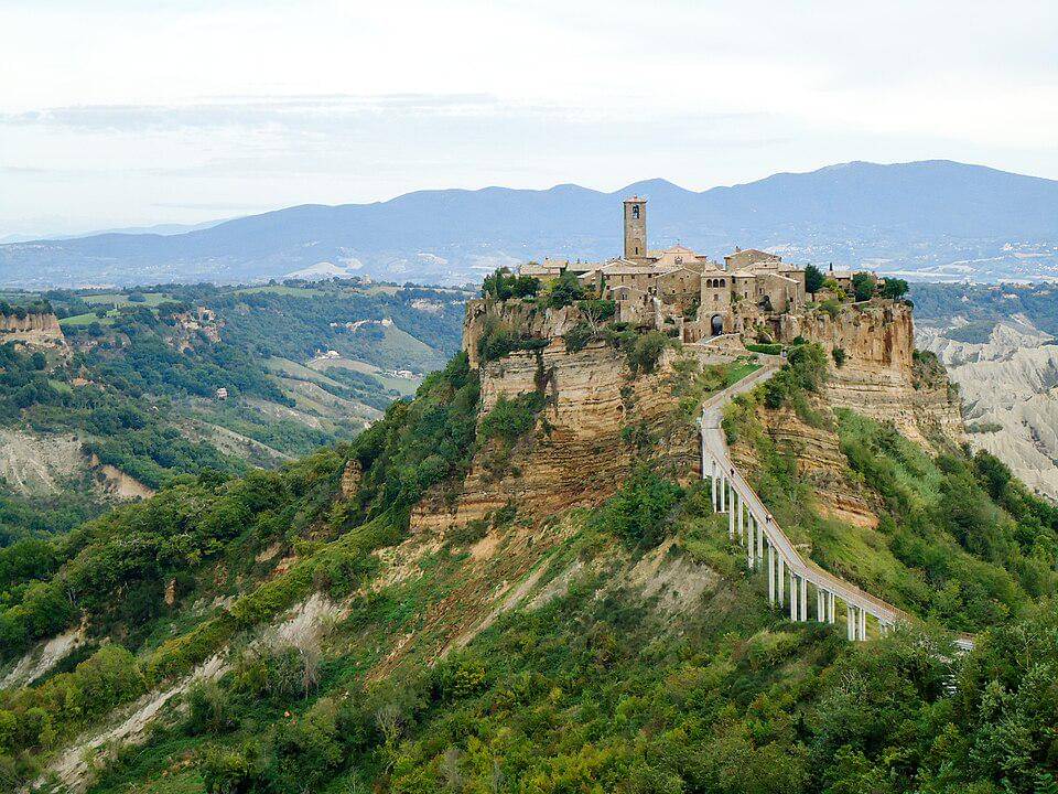 Civita di Bagnoregio from Bagnoregio