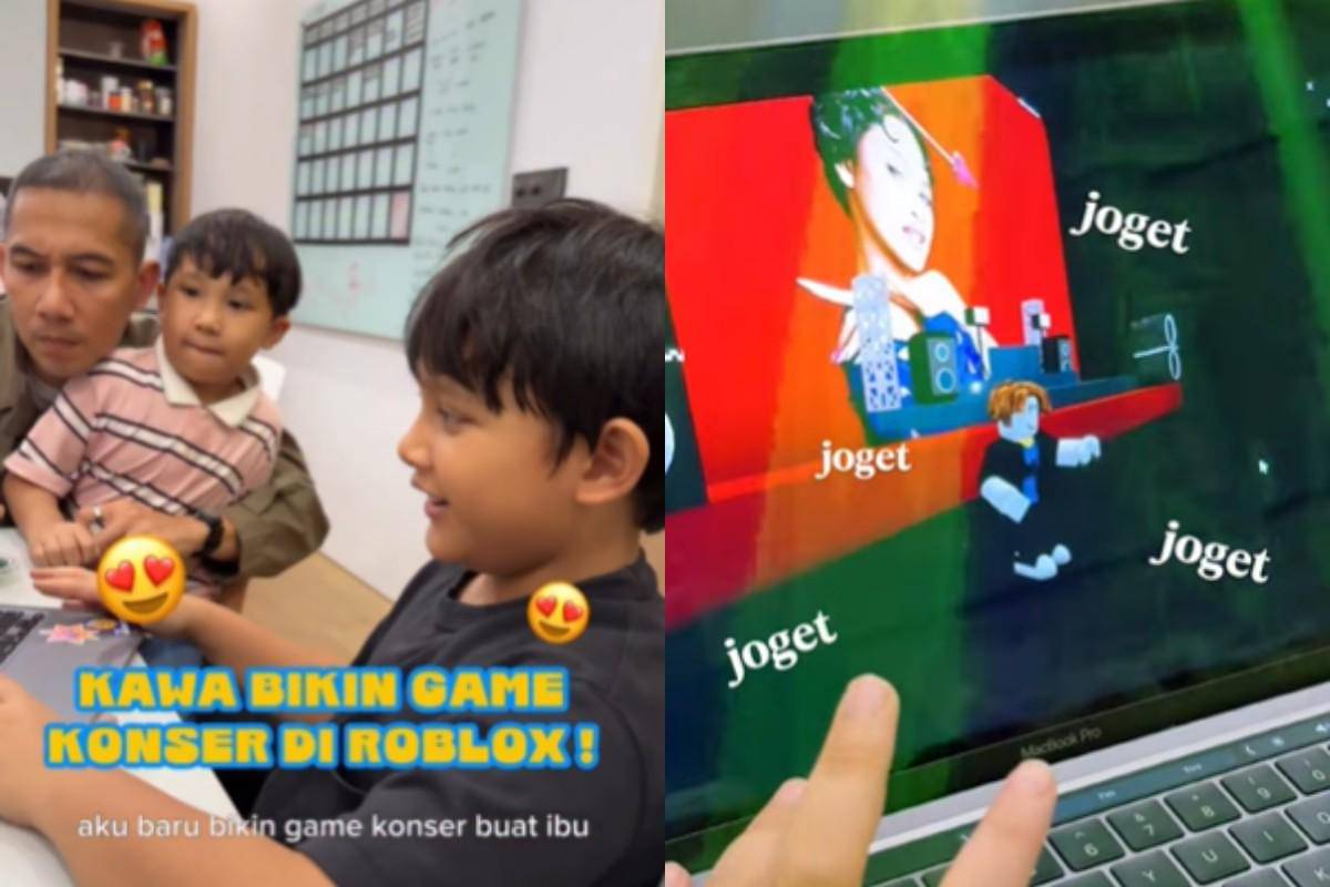 Andien dibuatkan game oleh Kawa