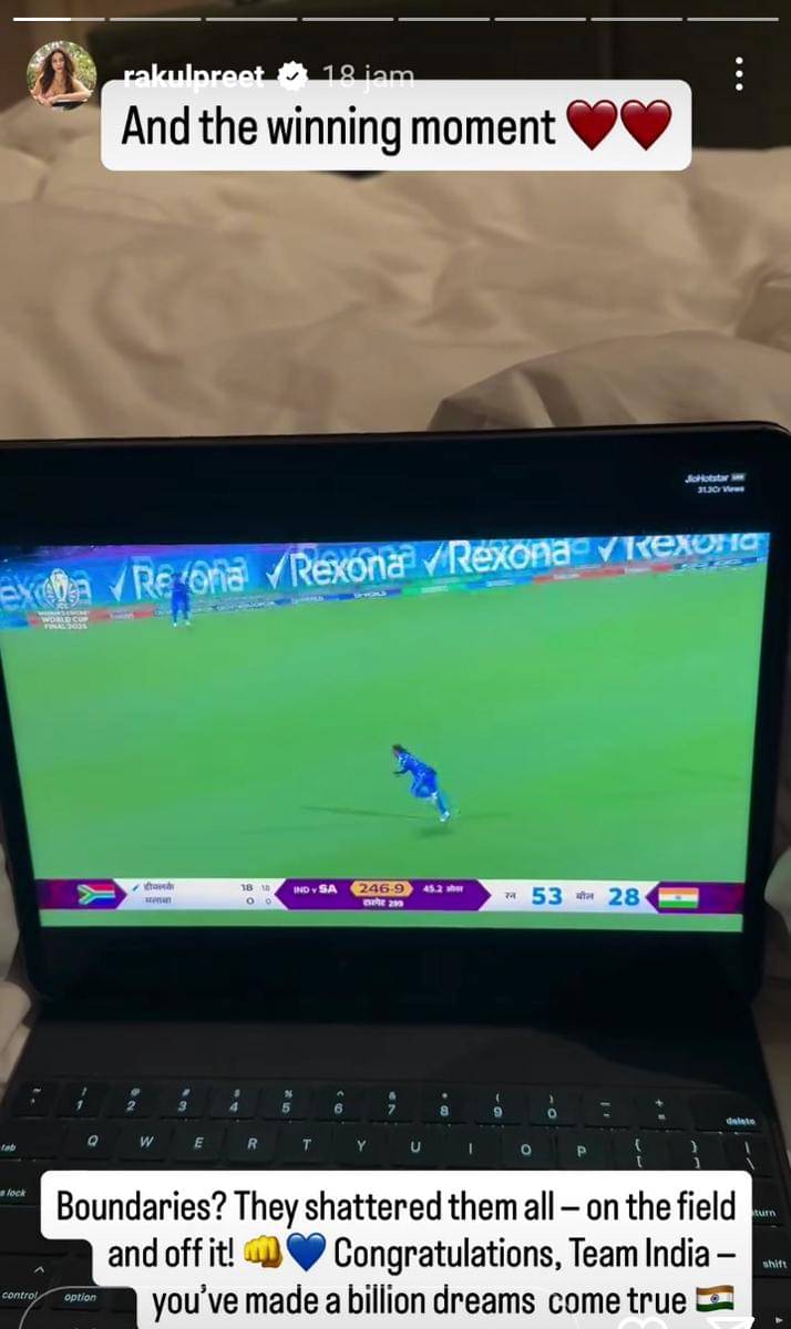 unggahan Rakul Preet Singh