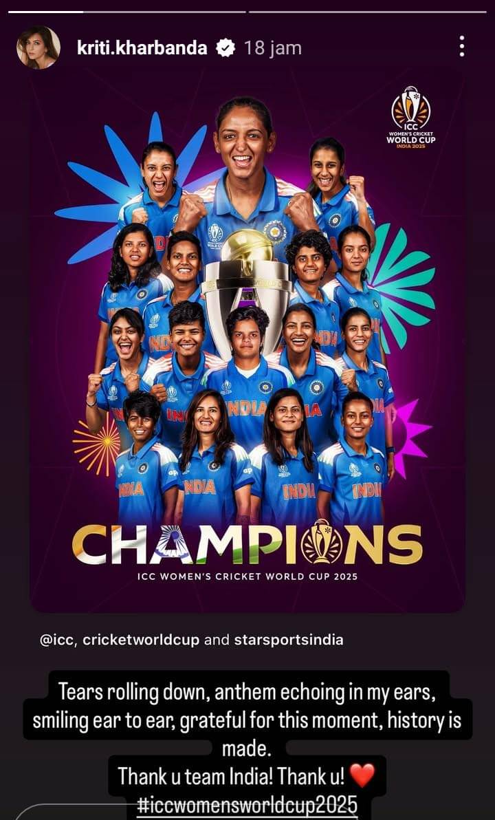 unggahan Kriti Kharbanda
