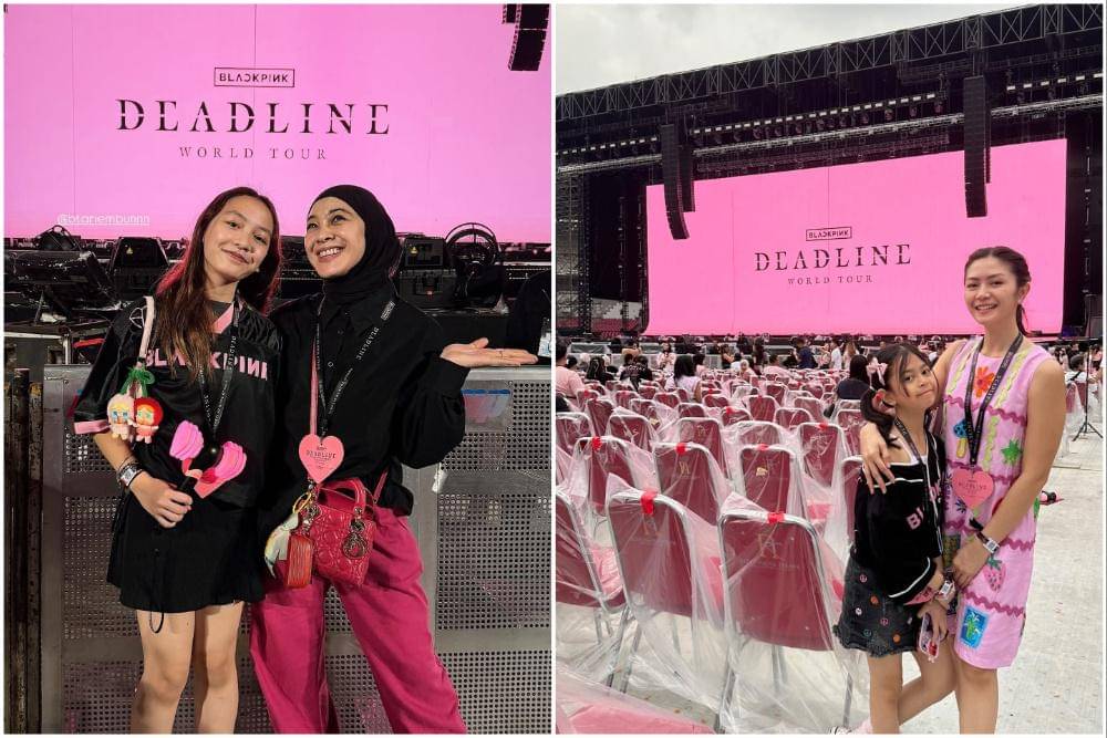 Seleb nonton konser BLACKPINK 2025 bareng anak