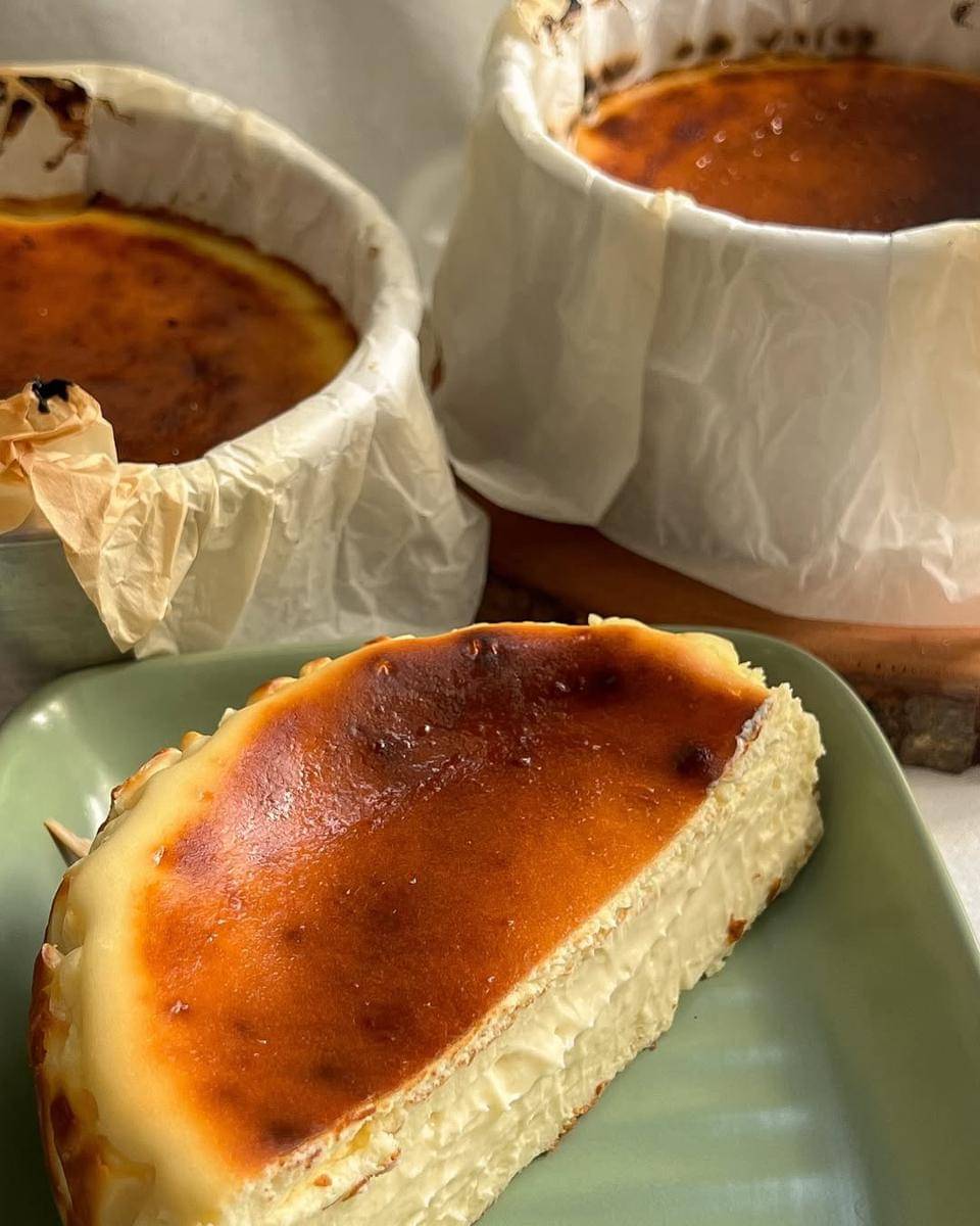 burnt cheesecake original di Stuck in The Kitchen