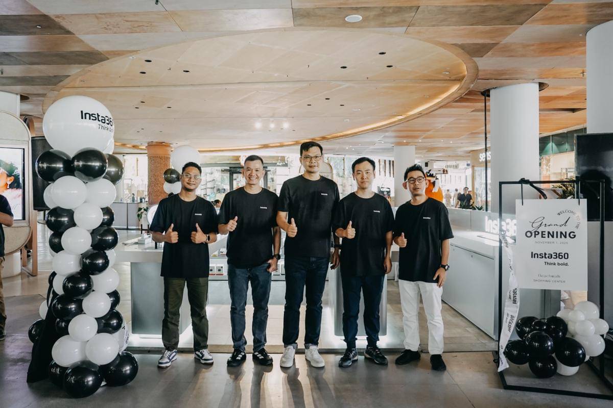 potret grand opening Insta360 di Beachwalk Bali