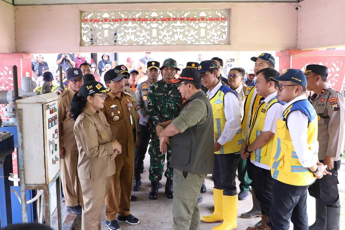 banjir, banjir semarang, kolam retensi, genangan air, pompa air