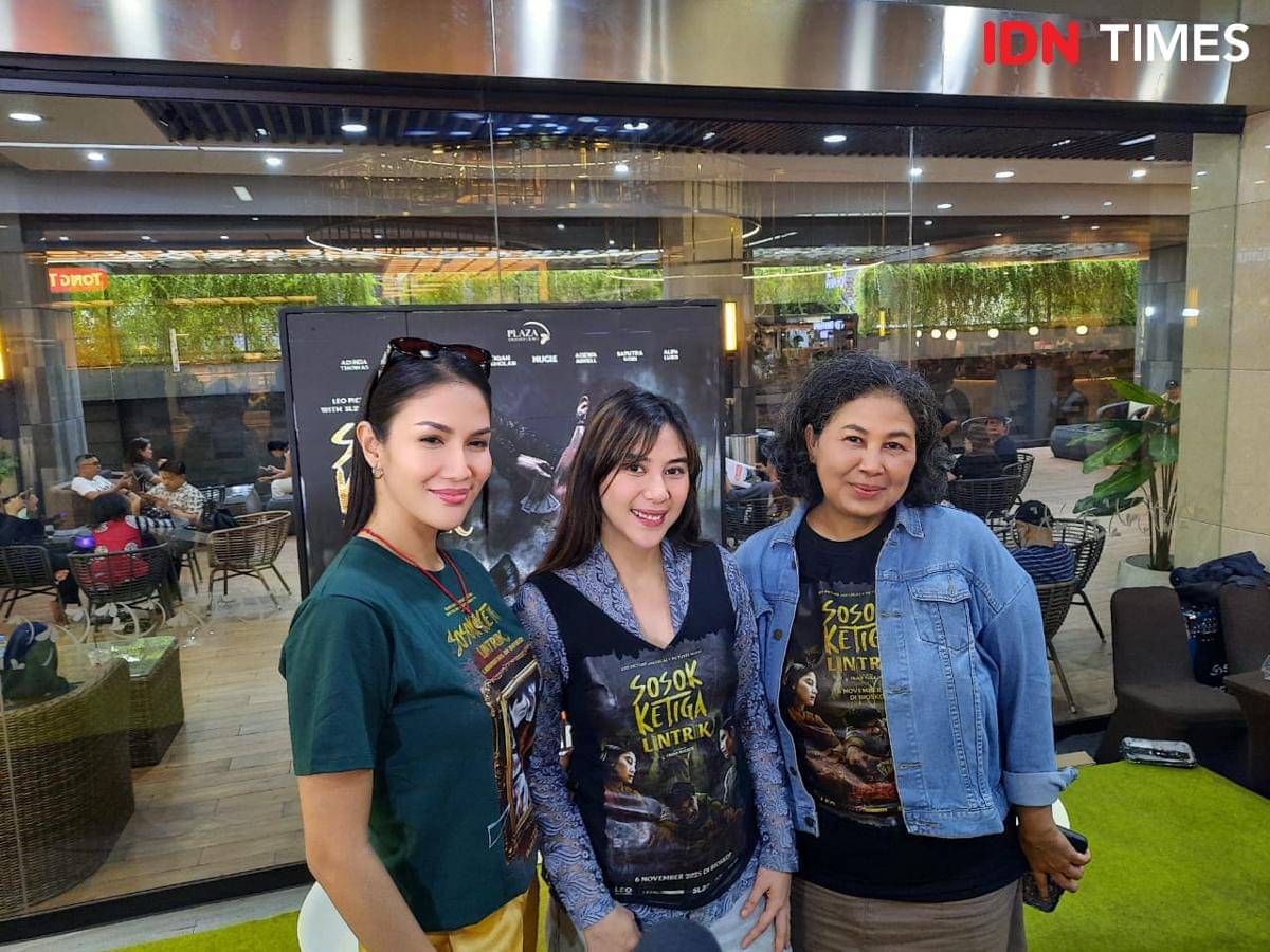  Meet and Greet dan Special Screening film Sosok Ketiga: Lintrik di Plaza Ambarrukmo, Yogyakarta, Minggu (2/11/2025).