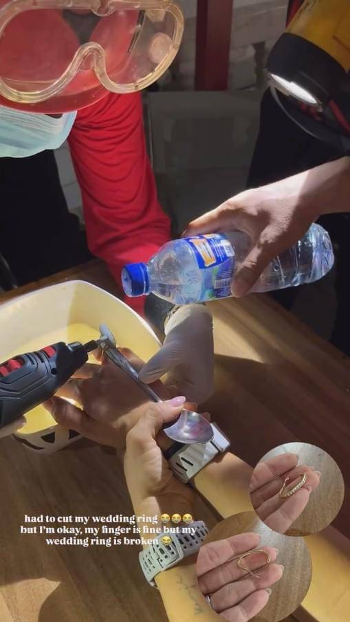 Jennifer Bachdim ke Damkar usai Jari Kejepit Cincin (instagram.com/jenniferbachdim)