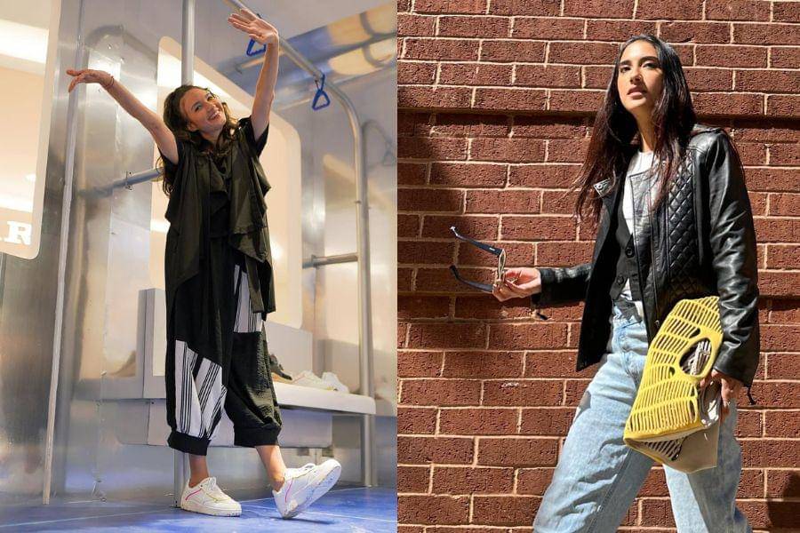 Adu gaya Nadine Chandrawinata vs. Sabrina Alatas