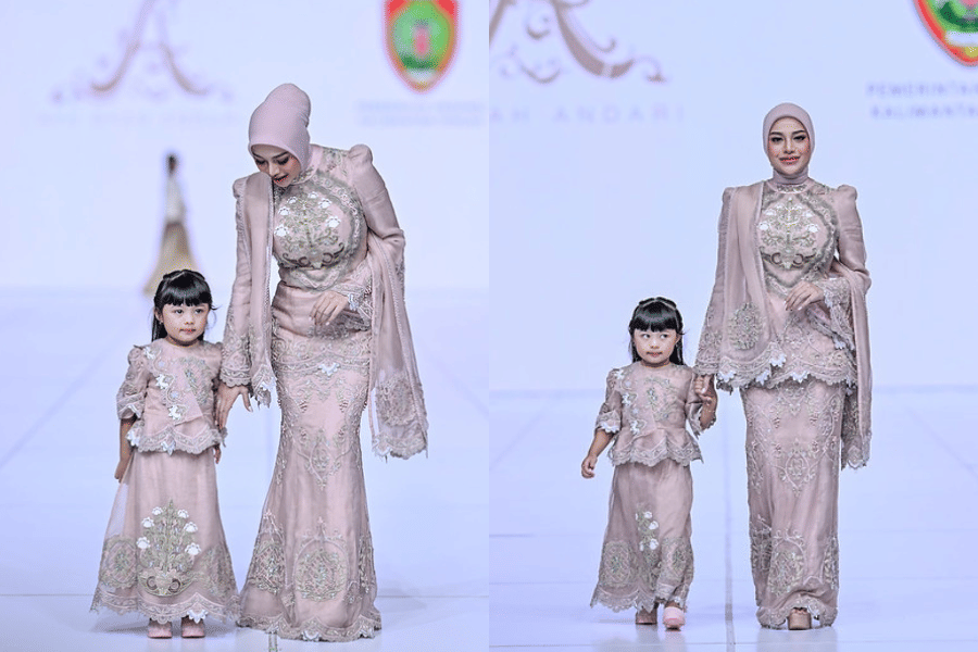Aurel Hermansyah dan Ameena di JFW. (dok.JFW Indonesia)