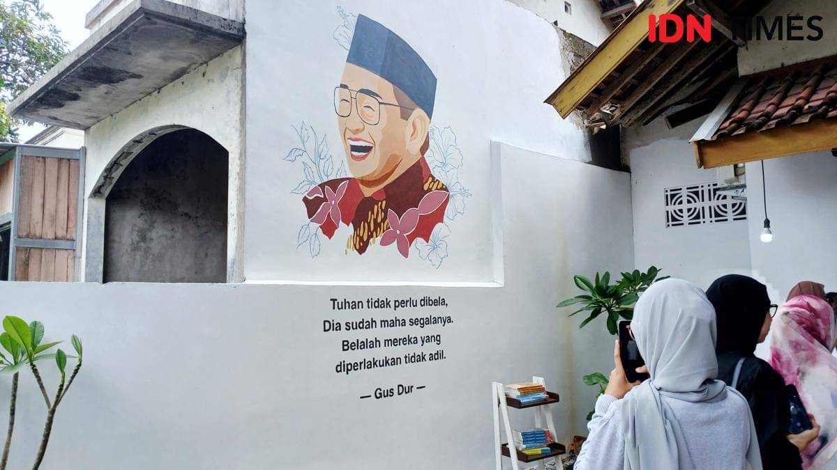 Potret toko Akal Buku di Palagan Jogja