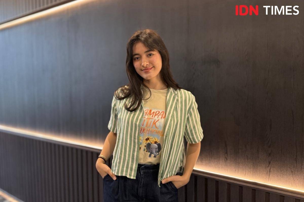 Mawar Eva de Jongh pada Senin (27/10/2025) (IDN Times/Elizabeth Chiquita)