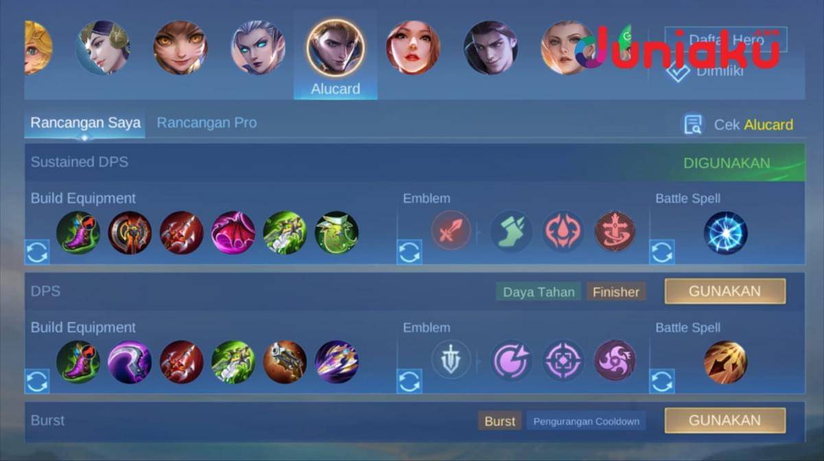 Build Alucard (Dok. Moonton/Mobile Legends)