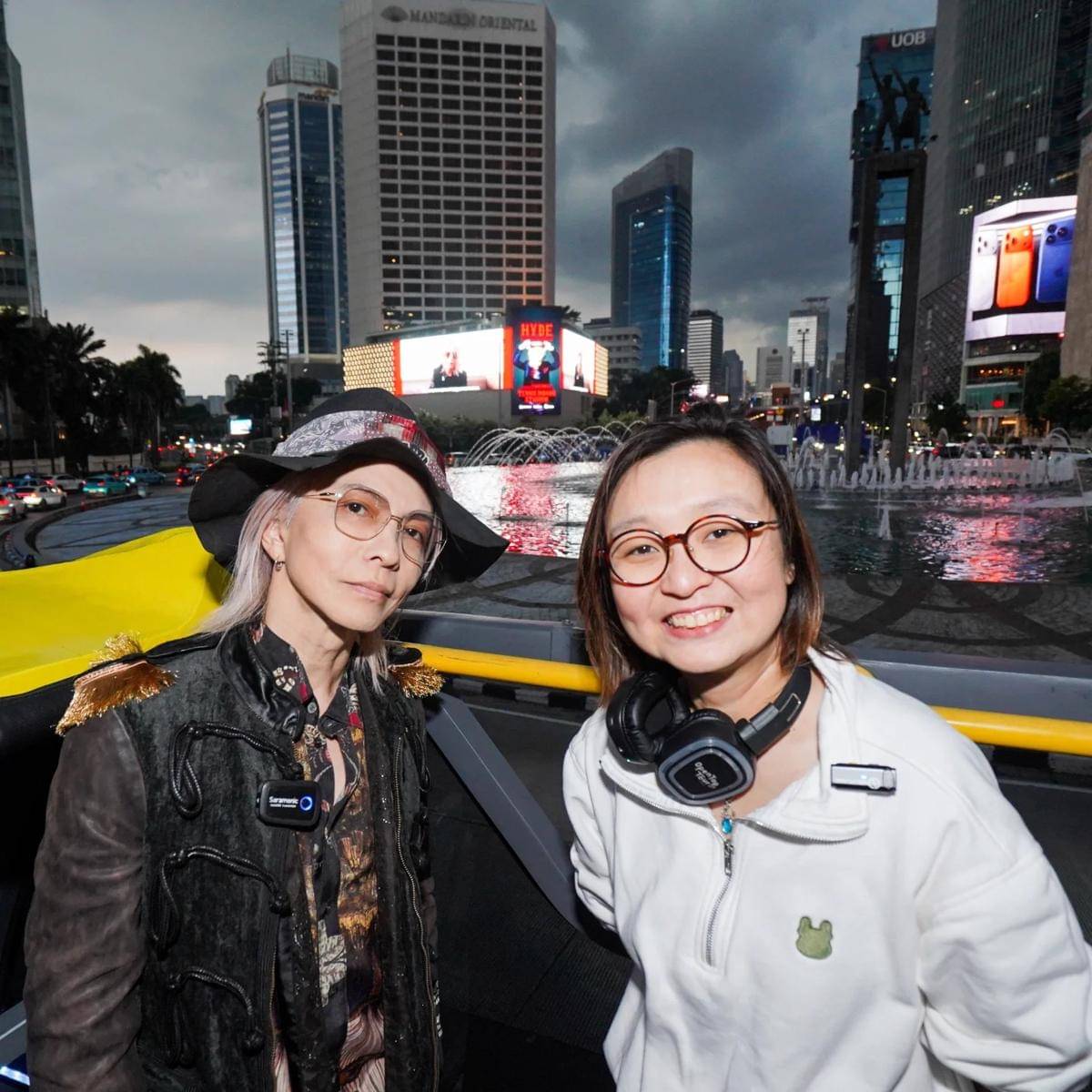 Hyde jalan-jalan di Jakarta