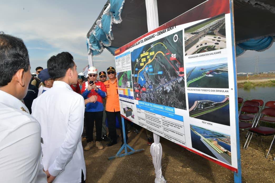 Gibran tunjau kolam Retensi Terboyo