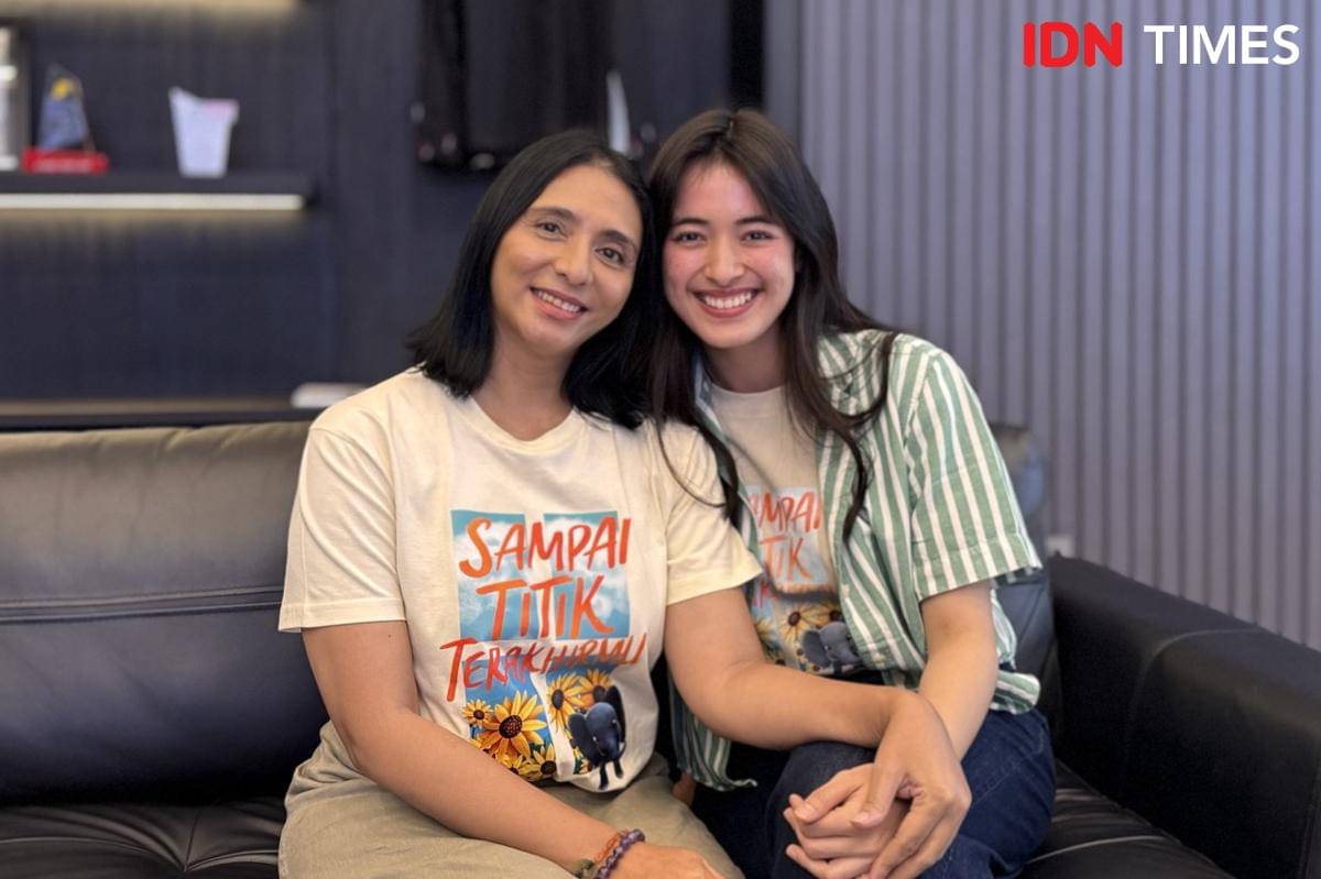 Mawar Eva de Jongh pada Senin (27/10/2025) (IDN Times/Elizabeth Chiquita)