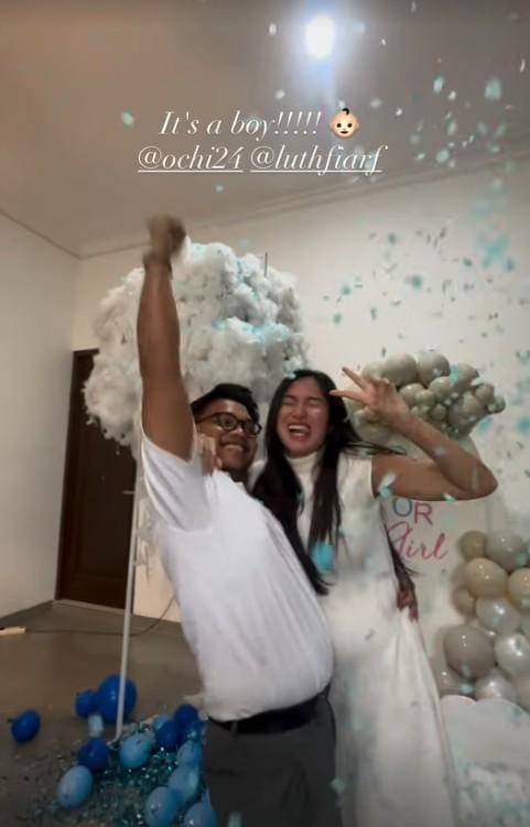 Gender Reveal Ochi Rosdiana 