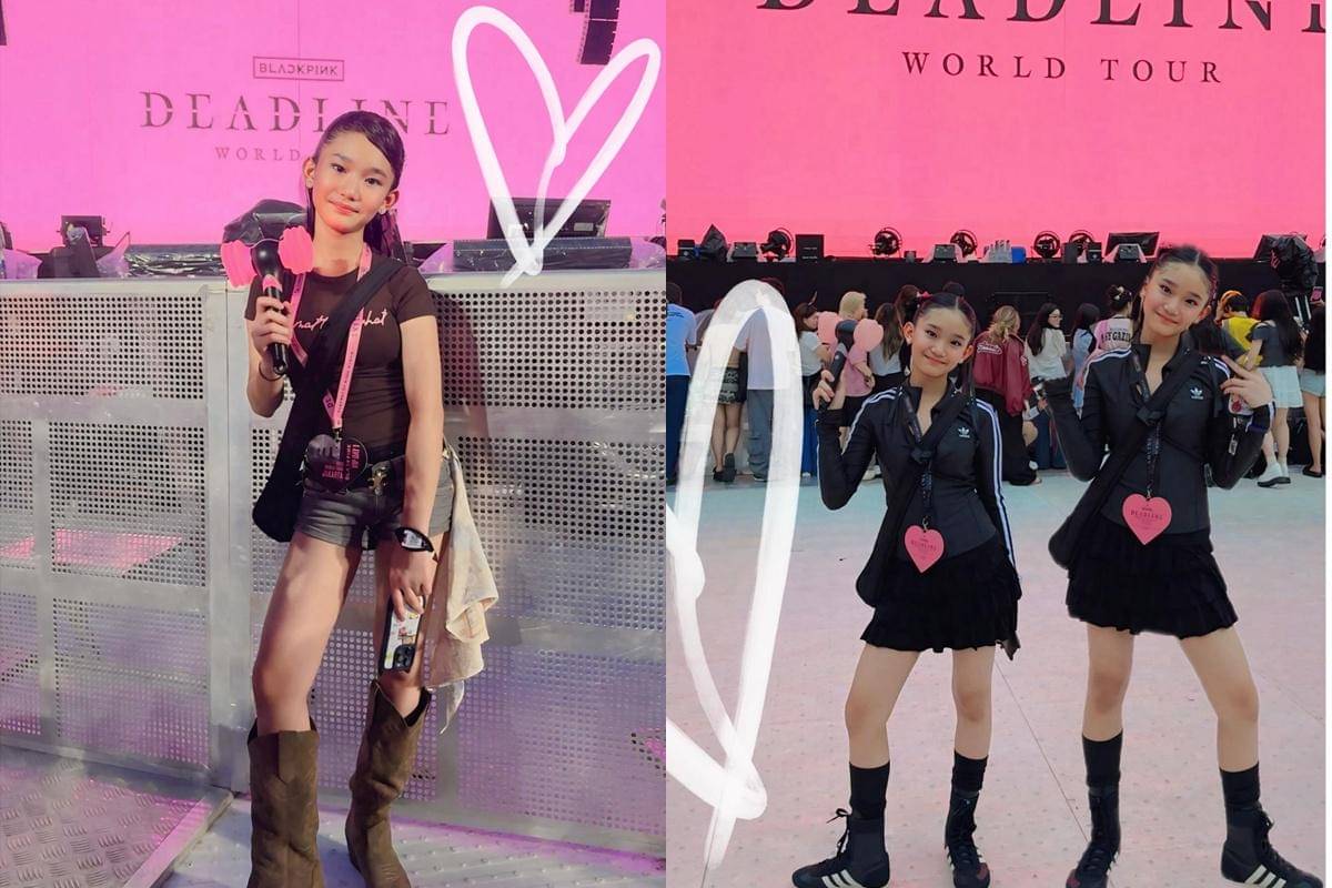 artis dandan ala member BLACKPINK di konser