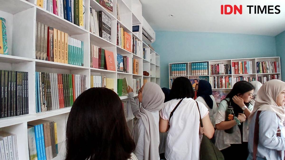 Potret toko Akal Buku di Palagan Jogja
