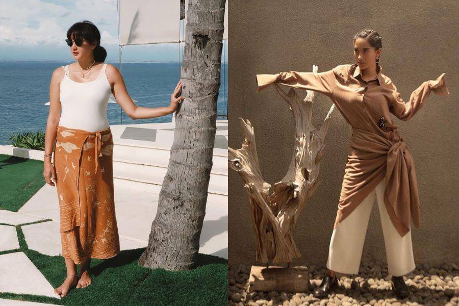 Adu gaya Nadine Chandrawinata vs. Sabrina Alatas