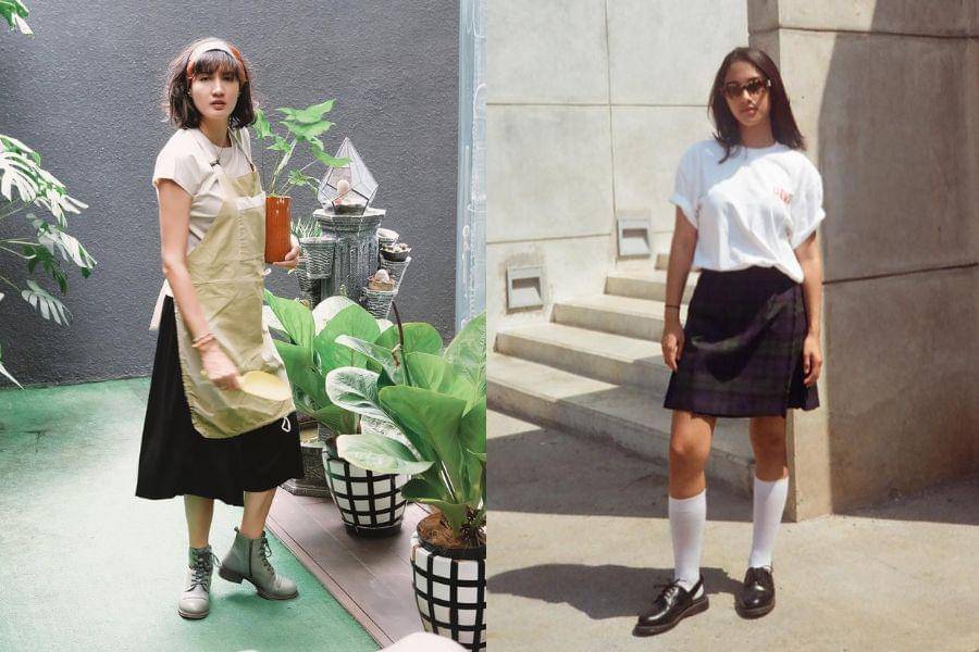 Adu gaya Nadine Chandrawinata vs. Sabrina Alatas