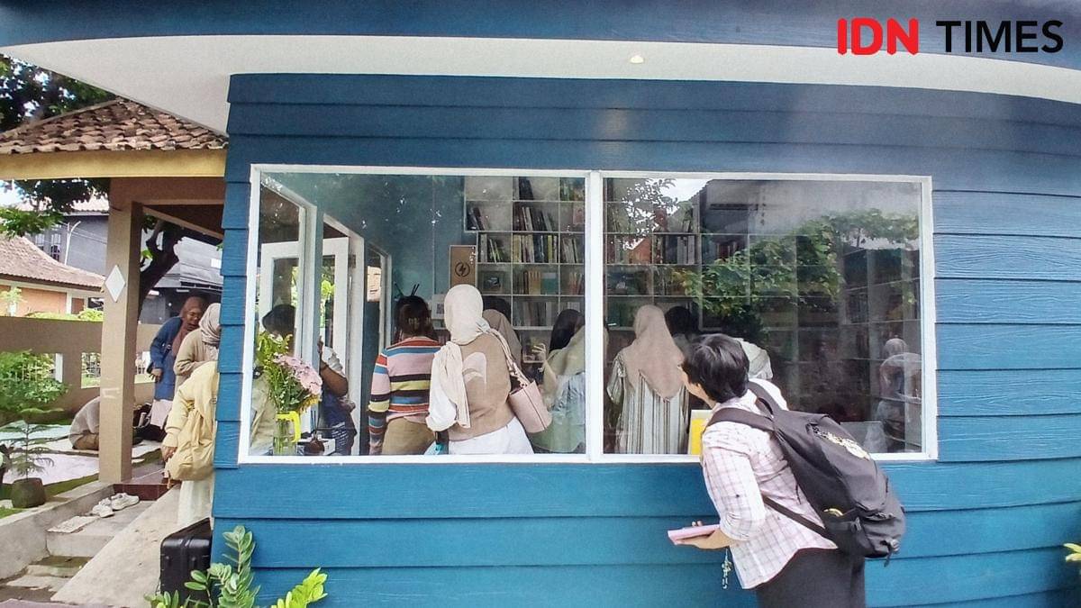 Potret toko Akal Buku di Palagan Jogja