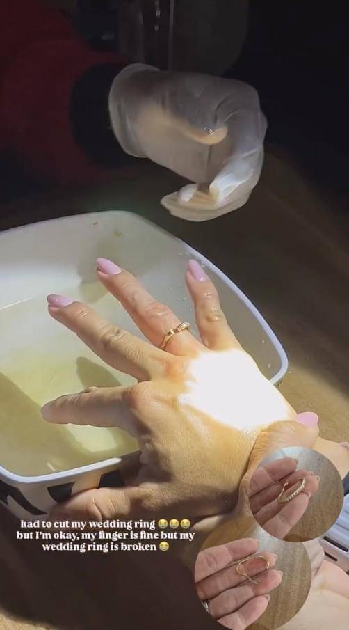 Jennifer Bachdim ke Damkar usai Jari Kejepit Cincin (instagram.com/jenniferbachdim)