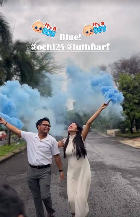 Gender Reveal Ochi Rosdiana 