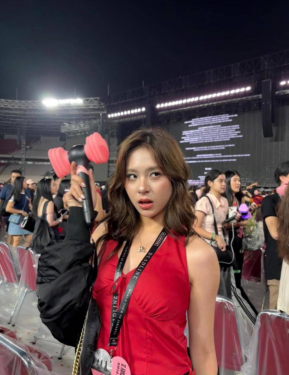 artis dandan ala member BLACKPINK di konser