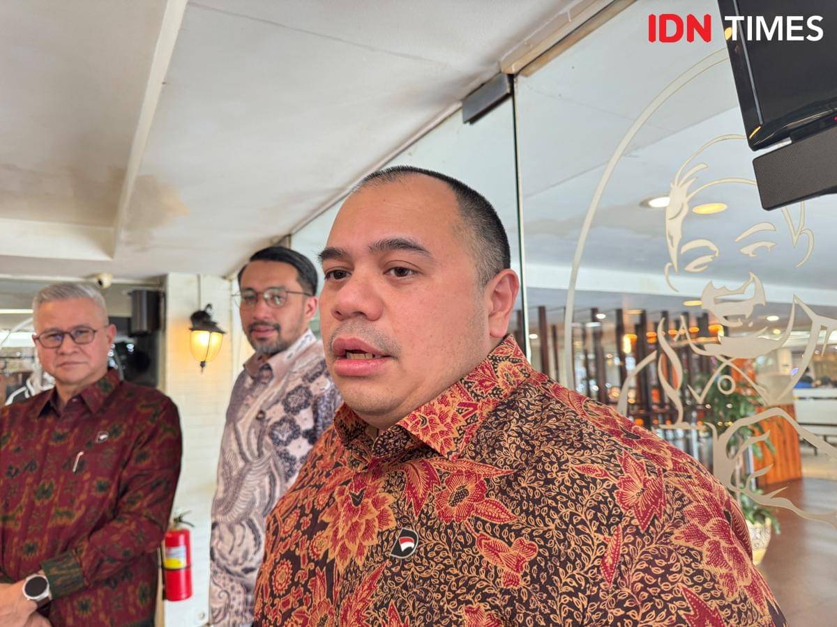 Chief Investment Officer (CIO) Danantara, Pandu Patria Sjahrir. (IDN Times/Vadhia Lidyana)
